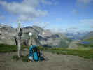 Continental Divide above the Weminuche Wilderness (click to enlarge)